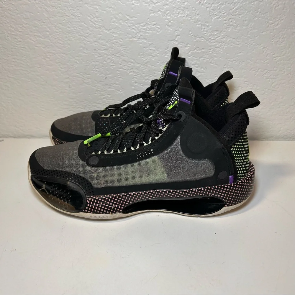 NIKE AIR JORDAN 34 LOW VAPOR GREEN SHOES Women’s 8 Kids 6.5Y